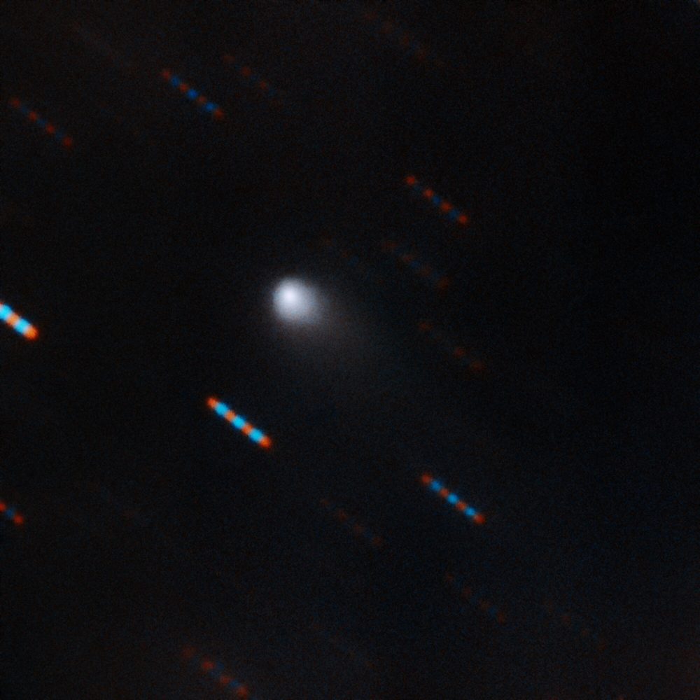 Gemini Observatory Captures Multicolor Image of First-ever Interstellar Comet - Noirlab1907a.jpg — CC BY 4.0 / Gemini Observatory/NSF/AURA Gemini Observatory Captures Multicolor Image of First-ever Interstellar Comet - Noirlab1907a.jpg — CC BY 4.0 / Gemini Observatory/NSF/AURA